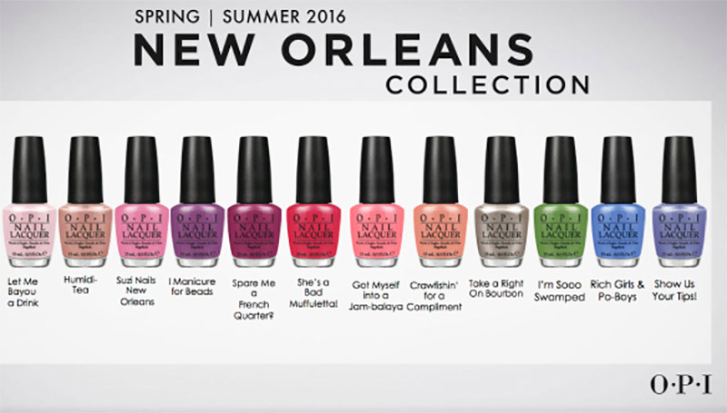 OPI Lansează colecția NEW ORLEANS