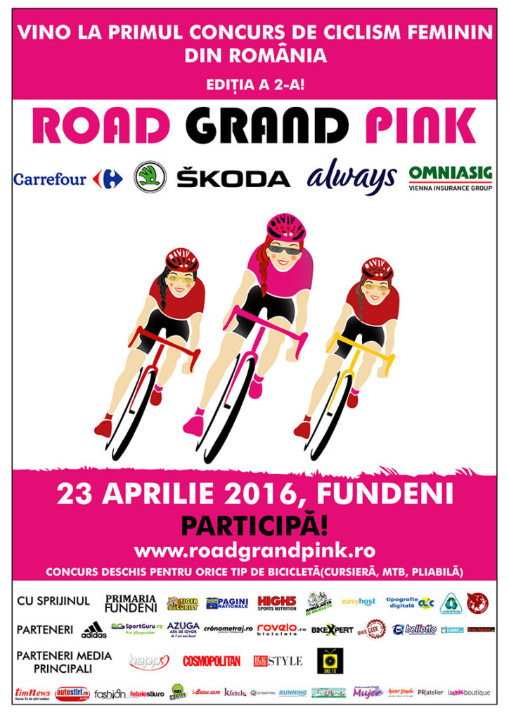 Road Grand Pink 2016: premii de peste 6000 de EURO și un nou traseu in FUNDENI