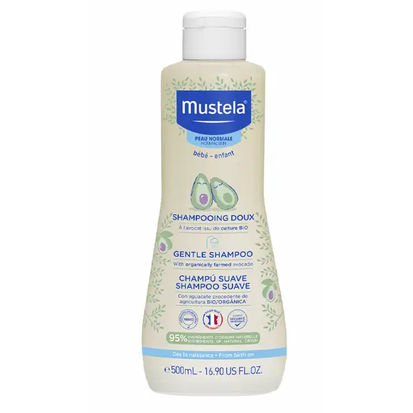 Sampon delicat pentru bebelusi, 500ml, Mustela