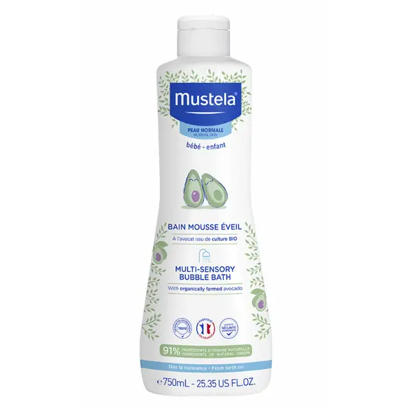 Spuma de baie multi senzoriala, 750ml, Mustela