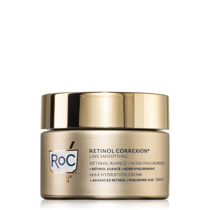 RoC Retinol Correxion Line Smoothing cremă hidratantă cu acid hialuronic 50ml