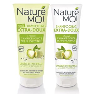 NatureMoi Set Șampon și Balsam pentru păr normal cu extract bio de Migdale verzi de Provence