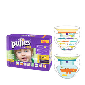 Pufies Scutece Baby Art 4 Maxi 7-14kg Carry Pack LATER GATOR 36 buc
