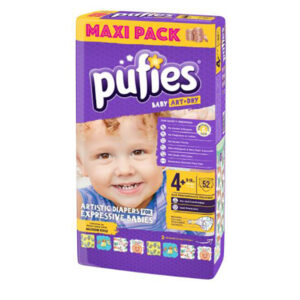 Pufies Scutece Maxi+ Baby Art 4+ 9-16Kg 56buc