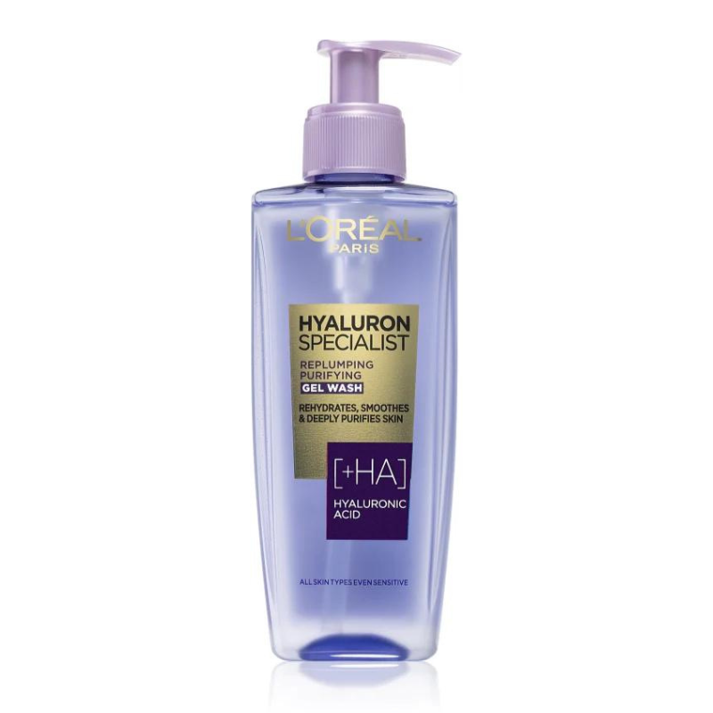 L&rsquo;Or&eacute;al Paris Hyaluron Specialist gel de curățare cu acid hialuronic 200ml