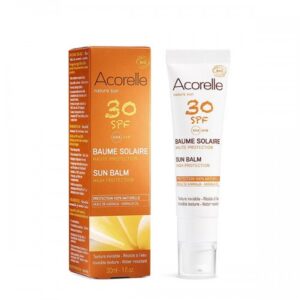 ACORELLE BALSAM PROTECTIE SOLARA FATA CU ULEI DE KARANJA SPF30 30ML
