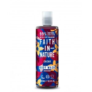 FAITH IN NATURE GEL DE DUS - SPUMA DE BAIE CU CACAO 400 ML