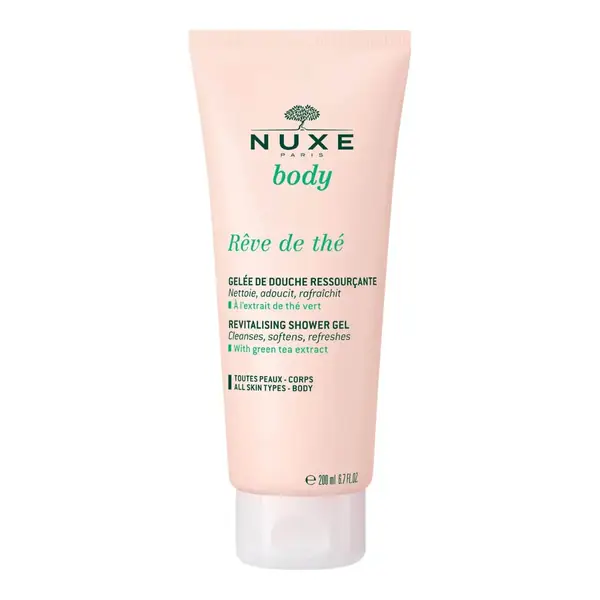 Gel de dus revitalizant R&ecirc;ve de Th&eacute;, 200ml, Nuxe