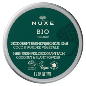 Deodorant solid 24h pentru toate tipurile de piele Bio Organic, 50g, Nuxe