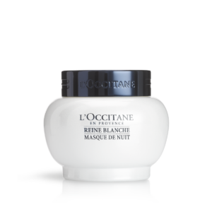 L'Occitane Masca pentru noapte cu efect de luminozitate Reine Blanche 65 ml