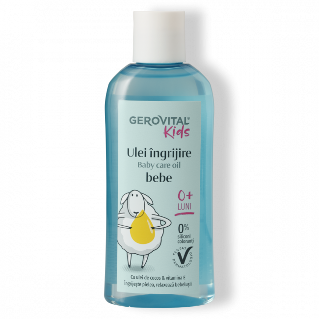 Ulei &Icirc;ngrijire Bebe, Gerovital Kids, 150ml