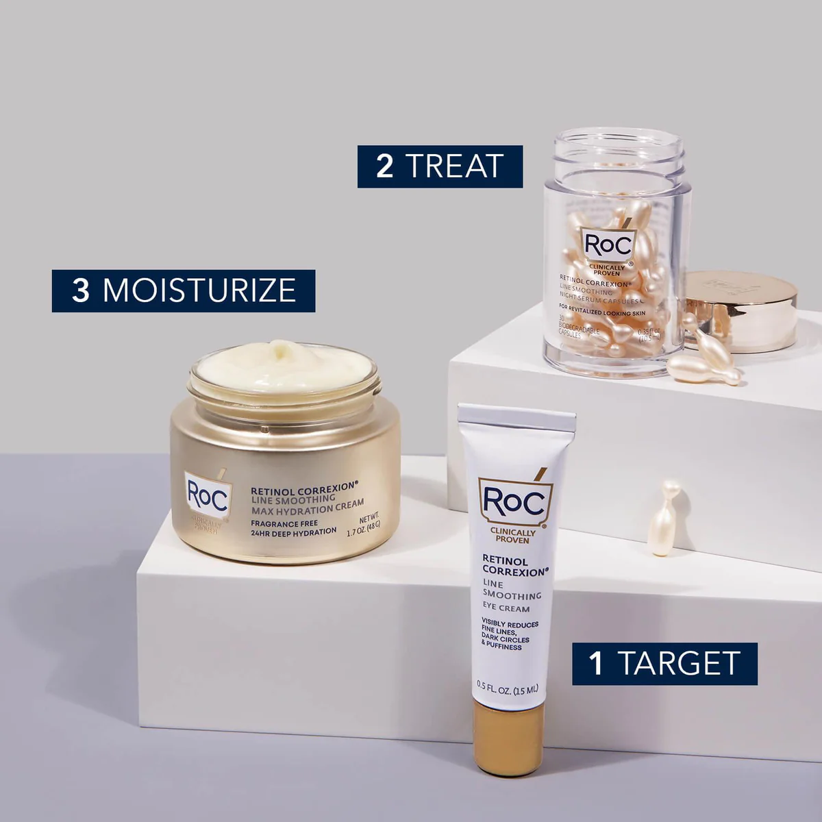RoC Retinol Correxion Line Smoothing crema antirid pentru zona ochilor 15ml