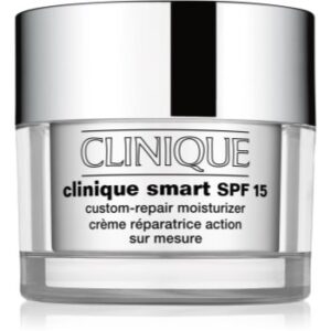 Clinique Clinique Smart™ SPF 15 Custom-Repair Moisturizer crema anti-rid hidratanta pentru ten uscat și combinat crema anti-rid hidratanta pentru ten uscat și foarte uscat 50 ml
