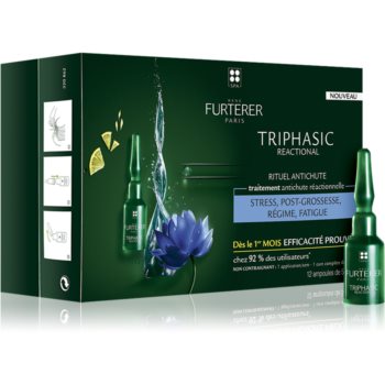 René Furterer Triphasic Reactional tratament complex împotriva căderii părului 12 x 5 ml