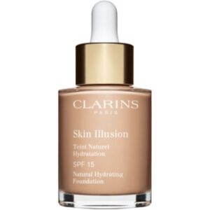 Clarins Skin Illusion Natural Hydrating Foundation makeup radiant cu hidratare SPF 15 culoare 107C Beige 30 ml