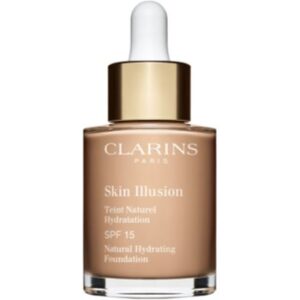 Clarins Skin Illusion Natural Hydrating Foundation makeup radiant cu hidratare SPF 15 culoare 108W Sand 30 ml