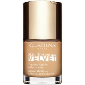 Clarins Skin Illusion Velvet machiaj lichid cu un finisaj mat cu efect de nutritiv culoare 110N 30 ml