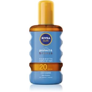 Nivea Sun Protect & Bronze ulei de bronzat pentru piele uscata SPF 20 200 ml