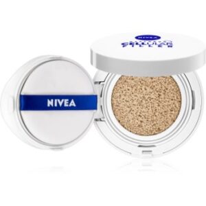 Nivea Hyaluron Cellular Filler Cushion burete cu machiaj matifiant 3 in 1 culoare 01 Light 15 g