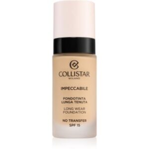 Collistar Impeccabile Long Wear Foundation machiaj persistent SPF 15 1R Rosy Avory 30 ml