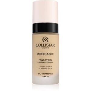 Collistar Impeccabile Long Wear Foundation machiaj persistent SPF 15 1N Avory 30 ml