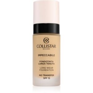 Collistar Impeccabile Long Wear Foundation machiaj persistent SPF 15 2G Golden Beige 30 ml