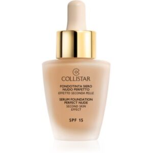 Collistar Serum Foundation Perfect Nude machiaj de stralucire pentru un look natural SPF 15 culoare 3 Nude 30 ml
