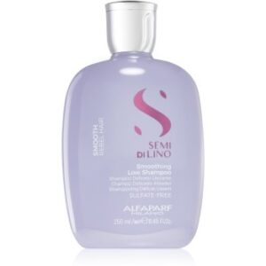 Alfaparf Milano Semi di Lino Smooth sampon pentru indreptarea parului pentru par indisciplinat 250 ml