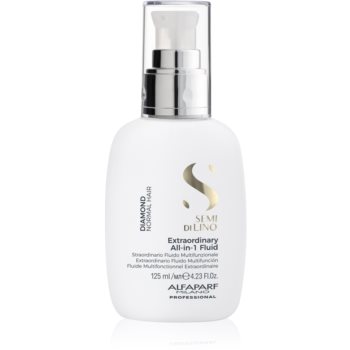 Alfaparf Milano Semi di Lino Diamond Extraordinary All-in-1 Fluid tratament pentru &icirc;ngrijirea părului fără clătire pentru un aspect perfect al parului 125 ml
