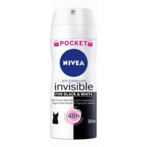 Nivea Invisible Black & White Clear antiperspirant Spray pentru femei 100 ml